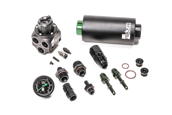 Radium Engineering — Radium Engineering 01-06 BMW E46 M3 Fuel Pressure Regulator & Fuel Filter Kit w/ Stainless Filter - view 3